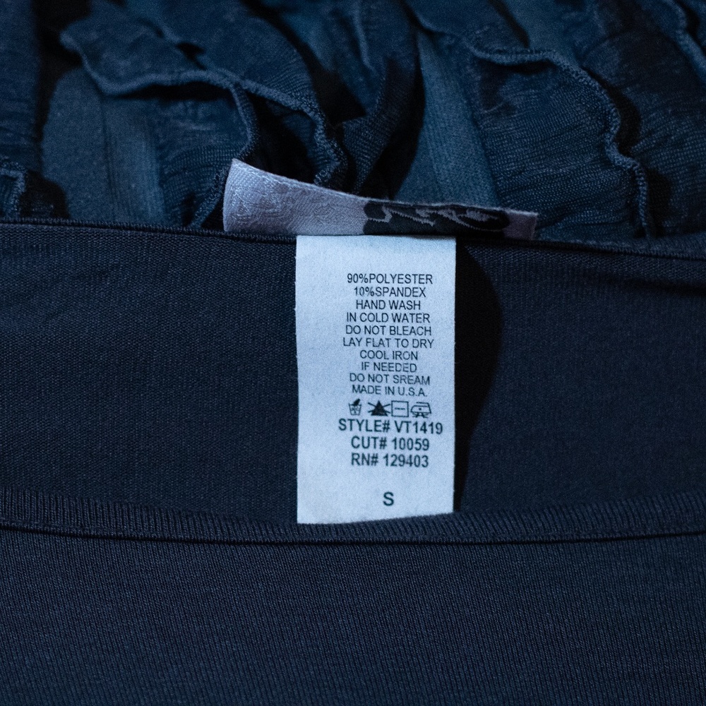 Vibe Steel Grey Ruffle Dress - Picture 5 of 7
